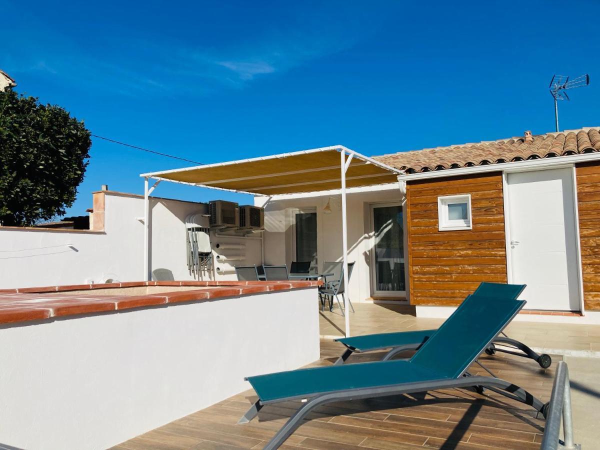 Gite Blanco Y Madera Narbonne Exterior foto