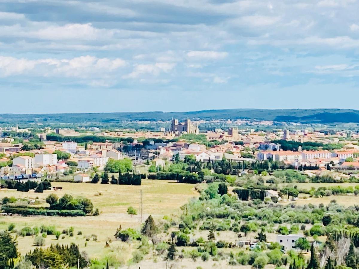 Gite Blanco Y Madera Narbonne Exterior foto